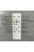 Cata Cata Karayel Fan Led Işıklı Vantilatör 82W Kumandalı Ampul Ct- 1155 - 3