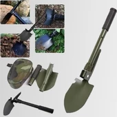 Orcamp OUT-4100 Katlanabilir Metal Kazma Kürek Seti - Pusula - Testere - Şişe Açacağı ( Açık hali 41,5 cm) - 6