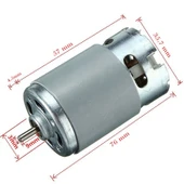 RS775 24v 6000 Rpm Dc Motor Hobi Matkap, CNC, Testere Motoru RS 775 - 2