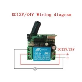 433 mhz RF Uzaktan Kumanda 10A RF Alıcı Verici Transmitter Receiver 12V 1 - 6