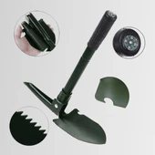 Orcamp OUT-4100 Katlanabilir Metal Kazma Kürek Seti - Pusula - Testere - Şişe Açacağı ( Açık hali 41,5 cm) - 5