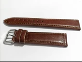 Fado&Her Saate Uyumlu Hakiki  Dana  Derisi  Saat Kordonu 20   mm ( 123 )  kahverengi thumbnail 3