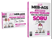 İndeks Akademi 2025 MEB-AGS Akademisi Eğitimin Temelleri ve Türk Milli Eğitim Sistemi Ders Notları + Soru Bankası 2 li Set - 1