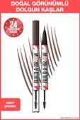 Maybelline New York Build a Brow 2in1 Kaş Kalemi ve Jeli Deep  260 - 1