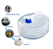 Katlanır  Su Bidonu 15Litre Katlanabilir Musluklu Su Bidonu ( YER KAPLAMAZ ) - 1