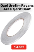 Yüksek Kaliteli Kendinden Yapışkanlı Duvar Karo Zemin 5 Mt X 0.5 Cm Gri Fayans Arası Şerit Bant 1 Ad thumbnail 1