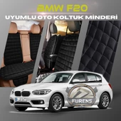 Bmw F20 Siyah Renk Tay Tüyü Cepli & Terletmez Sırtlı Oto Koltuk Minder Seti - Koltuk Koruma Kılıfı (ÖN & ARKA TAM SET) - 1