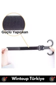Premium Kompakt Poşet Taşıma Bisiklet Bebek Arabası Askısı Çok İşlevli Portatif Taşıma Kancası 1 Adt - 4