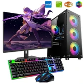 iNTEL i5 4N 16GB Ram 1TB SSD 4GB GTX1050TI 21.5" Monitörlü Oyun Bilgisayarı - 1