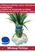 Özel Yüksek Kaliteli Kablo Bahçe Düzenleyici Çok Amaçlı Cırt Cırt Düzenleyici Organizer 5Metre 3Adet - 2