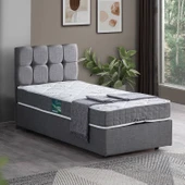 Setay Berlin Baza Başlık Comfort Yatak Seti, Gri - 1