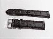 Fado&Her Saate Uyumlu Hakiki  Dana  Derisi  Saat Kordonu 20   mm ( 127 )  mat kahverengi thumbnail 2