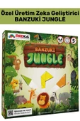 Premium Dikkat Hafıza Mantıksal Düşünme Problem Çözme Becerisi Geliştirici Eğlenceli BANZUKİ JUNGLE thumbnail 1