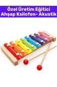 Özel Seri Eğitici Müzik Aletleri Ses Algısı Geliştirici Eğlenceli AHŞAP KSİLOFON AKUSTİK thumbnail 1