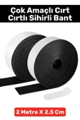 Premium Yüksek Kaliteli İz Bırakmaz Süper Güçlü Çok Amaçlı Cırt Cırtlı Sihirli Bant 2 Metre 1 Adet - 1