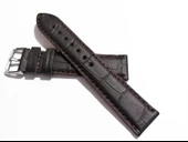 Fado&Her Saate Uyumlu Hakiki  Dana  Derisi  Saat Kordonu 20   mm ( 127 )  mat kahverengi thumbnail 1