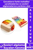 Özel Seri Eğitici Müzik Aletleri Ses Algısı Geliştirici Eğlenceli AHŞAP KSİLOFON AKUSTİK thumbnail 2