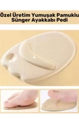 Yüksek Kaliteli Gündelik Kullanım Bunyon Yumuşak Pamuklu Ultra Esnek Sünger Ayakkabı Pedi 4 Çift - 1