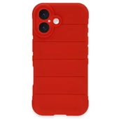 Apple iPhone 16 Kılıf Elde Tutma Kolaylıkla Kaydırmaz Kenar Line Dizayn Optietnik Kapak thumbnail 1