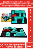 Özel Seri Zihinsel Beceri Sabır Mantık Yürütme Öğretici Eğlenceli Eğitici TRAFİK Oyunu thumbnail 2