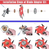 Ital Ot Biçme Tırpan Başlığı 6 Bıçaklı Tüm modeller - 4