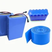 50 cm - 185*0.15mm 18650 Batarya PVC Kaplama (Makaron - Shrink) Lityum Isı İle Daralan PVC - 3