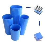 50 cm - 185*0.15mm 18650 Batarya PVC Kaplama (Makaron - Shrink) Lityum Isı İle Daralan PVC - 2