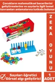 Özel Seri Görsel Zeka Algı Matematik Rakam Sayı Eğitici NUMBERS RAKAMLARI ÖĞRENİYORUM 76 PARÇA - 2