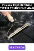 Premium Ergonomik Kompakt Pratik Kullanım Kumaşa Zarar Vermeyen Elbise Eşya Tiftik Tüy Temizleyici - 1