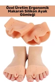 Premium Bunyon Ayak Baş Parmak Kemik Koruyucu Silikon Makaralı Ayak Parmak Ayırıcı Düzeltici 1 Çift - 1