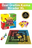 Özel Yüksek Kaliteli Yılbaşı Eğitici Zeka Geliştirici Strateji Oyunu 2-4 Kişilik XL Kızma Birader - 1