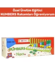 Özel Seri Görsel Zeka Algı Matematik Rakam Sayı Eğitici NUMBERS RAKAMLARI ÖĞRENİYORUM 76 PARÇA - 1