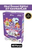 Preschool Eğitici Öğretici Zeka Dil Bilgisi Geliştirici Okul Öncesi Eğlenceli ZIT KAVRAMLAR - 1