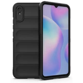 Xiaomi Redmi 9A Kılıf Elde Tutma Kolaylıkla Kaydırmaz Kenar Line Dizayn Optietnik Kapak - 7