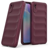 Xiaomi Redmi 9A Kılıf Elde Tutma Kolaylıkla Kaydırmaz Kenar Line Dizayn Optietnik Kapak - 9