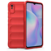 Xiaomi Redmi 9A Kılıf Elde Tutma Kolaylıkla Kaydırmaz Kenar Line Dizayn Optietnik Kapak - 4