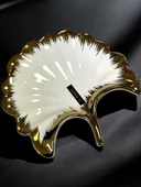 ROYKING LINE GOLD YAPRAK SUNUM TABAK KÜÇÜK 20*20 - 1