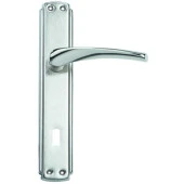 BRAVO MODEL KAPI KOLU NİKEL SATEN WC + VİDALARI - 1