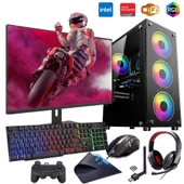 iNTEL i5 3N 8GB Ram 480GB SSD 4GB RX550 24" Monitörlü Oyun Bilgisayarı (Gaming SET) - 1