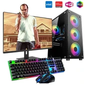 iNTEL i5 4N 16GB Ram 1TB SSD 4GB RX550 24" Monitörlü Oyun Bilgisayarı thumbnail 1