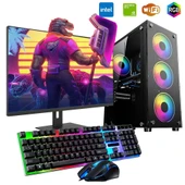 iNTEL i5 4N 8GB Ram 480GB SSD 4GB GTX1050TI 21.5" Monitörlü Oyun Bilgisayarı thumbnail 1