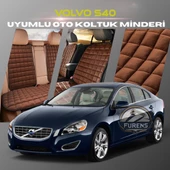 Volvo S40 Kahverengi Renk Tay Tüyü Cepli & Terletmez Sırtlı Oto Koltuk Minder Seti - Koltuk Koruma Kılıfı (ÖN & ARKA TAM SET) thumbnail 1