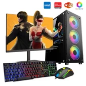 iNTEL i5 3N 8GB Ram 480GB SSD 4GB RX550 21.5" Monitörlü Oyun Bilgisayarı thumbnail 1