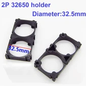 32650, 32700 ve Lifepo4 Şarjlı Piller İçin 2li Tutucu ve Birleştirici Battery Holder - 2