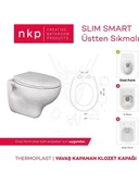 Nkp Slim Smart Thermoplast Yavaş Kapanan Klozet Kapağı NKP0302 - 3