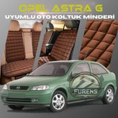 Opel Astra G Kahverengi Renk Tay Tüyü Cepli & Terletmez Sırtlı Oto Koltuk Minder Seti - Koltuk Koruma Kılıfı (ÖN & ARKA TAM SET) thumbnail 1