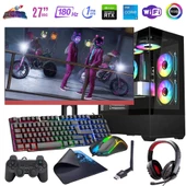 i5 12400F 16GB DDR4 512GB M2 12GB RTX4070 27" 180Hz Monitörlü Oyun Bilgisayarı (Gaming SET) - 1