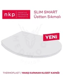Nkp Slim Smart Thermoplast Yavaş Kapanan Klozet Kapağı NKP0302 - 1