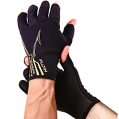 Fujin Pro Angler S24 Titanium Eldiven Black Gold S/M - 1