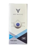 Ant Beyaz Ventilli FFP2 NR Toz İş Güvenlik Sanayi Boya Konik Maske - 25 Adetlik 10 Paket - 4